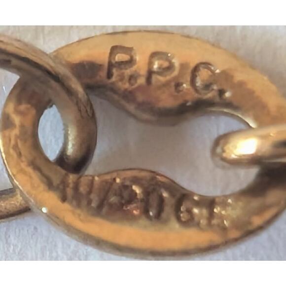 Sterling Silver Starfish Necklace Gold Tone Pendant 18 inch Gold Filled Chain - Picture 7 of 8